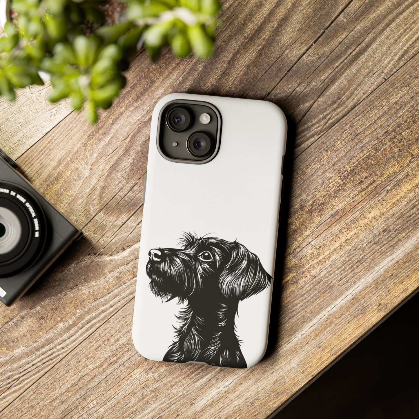 Simple Wire Haired Dachshund Mens Phone Case - Dog Apple Pixel Galaxy