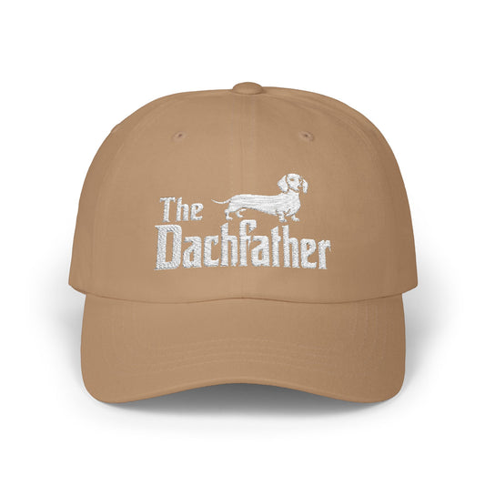 Dachshund Father Cap, Classic Dog Lover Hat, Pet Owner Gift, Stylish Outdoor Dachfather Doxie