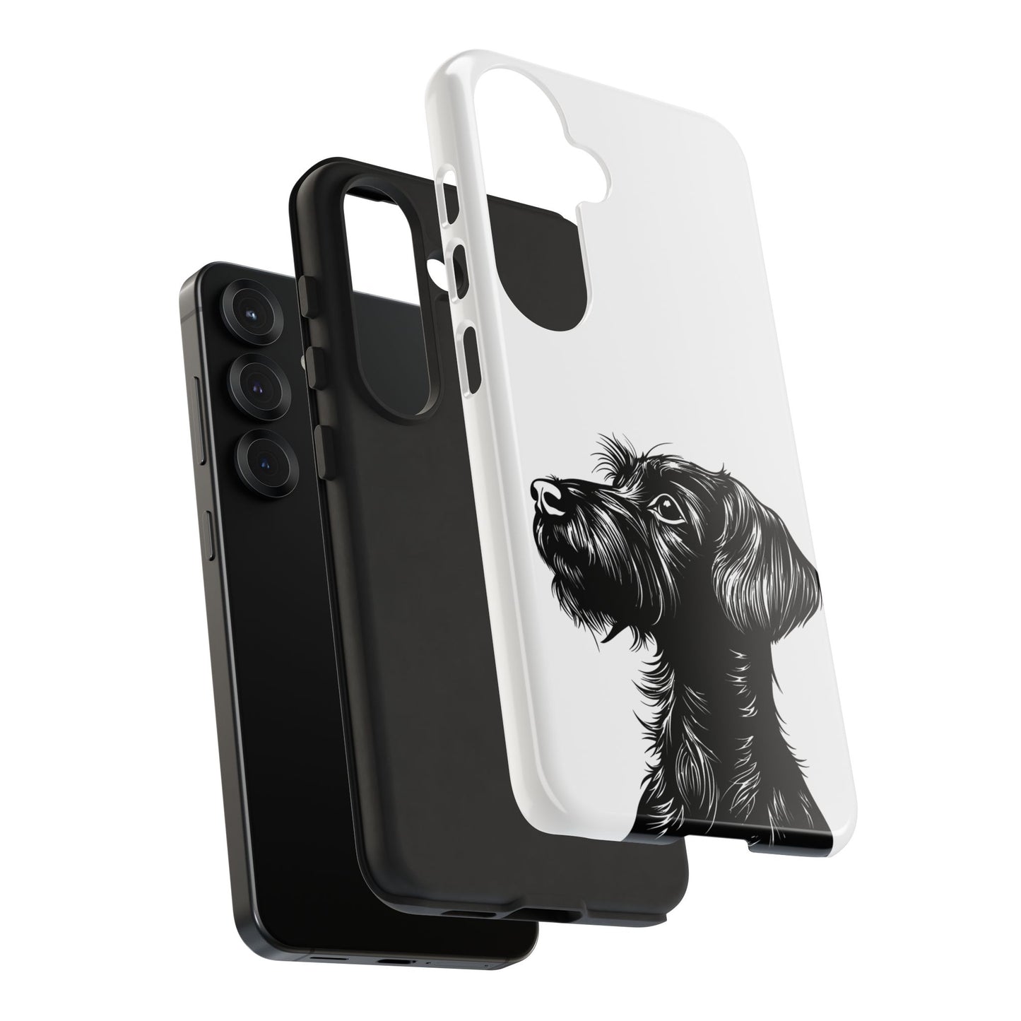 Simple Wire Haired Dachshund Mens Phone Case - Dog Apple Pixel Galaxy