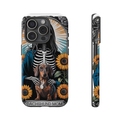 Tarot Card Dachshund Mom Phone Case - Dog Apple Pixel Galaxy