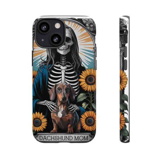Tarot Card Dachshund Mom Phone Case - Dog Apple Pixel Galaxy