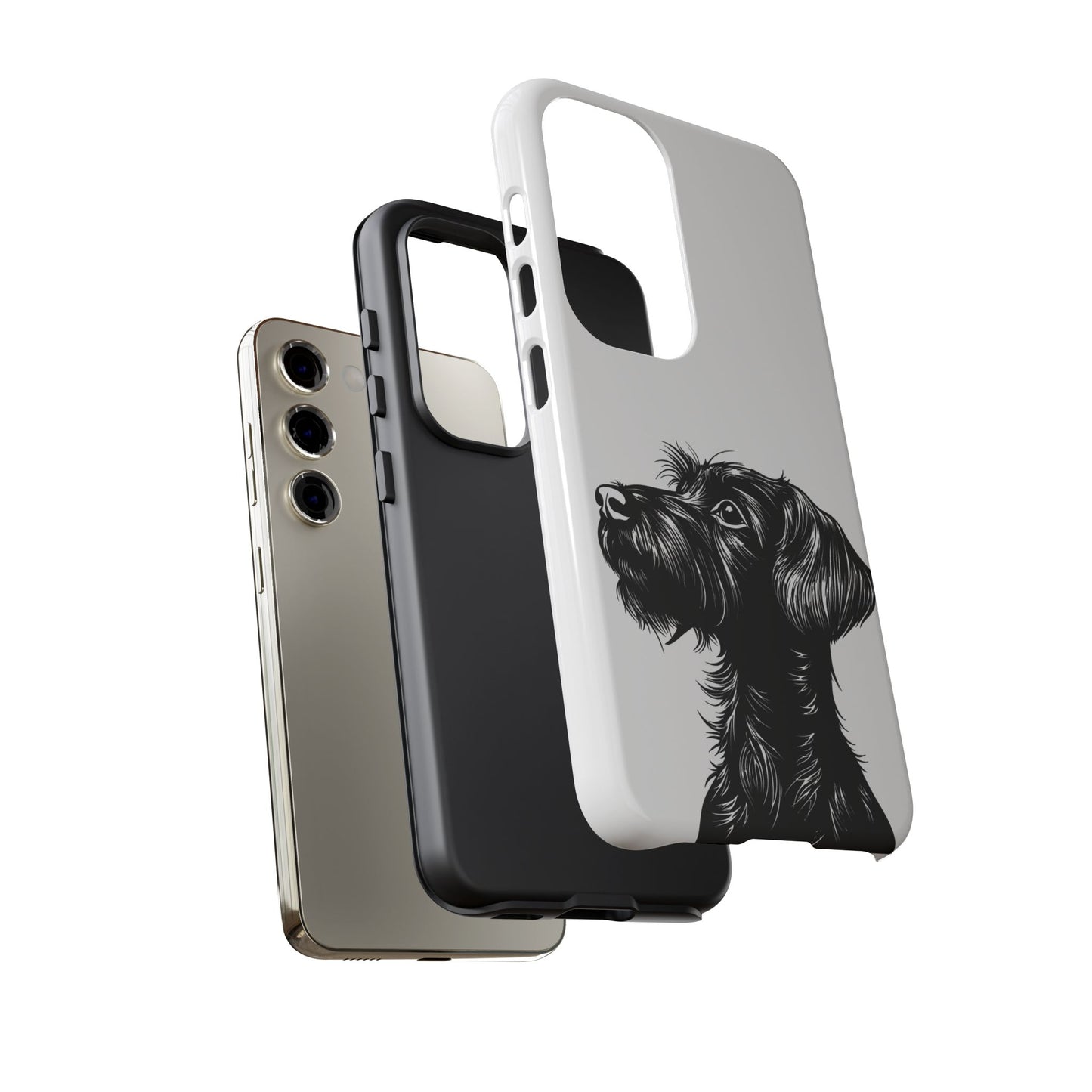 Simple Wire Haired Dachshund Mens Phone Case - Dog Apple Pixel Galaxy