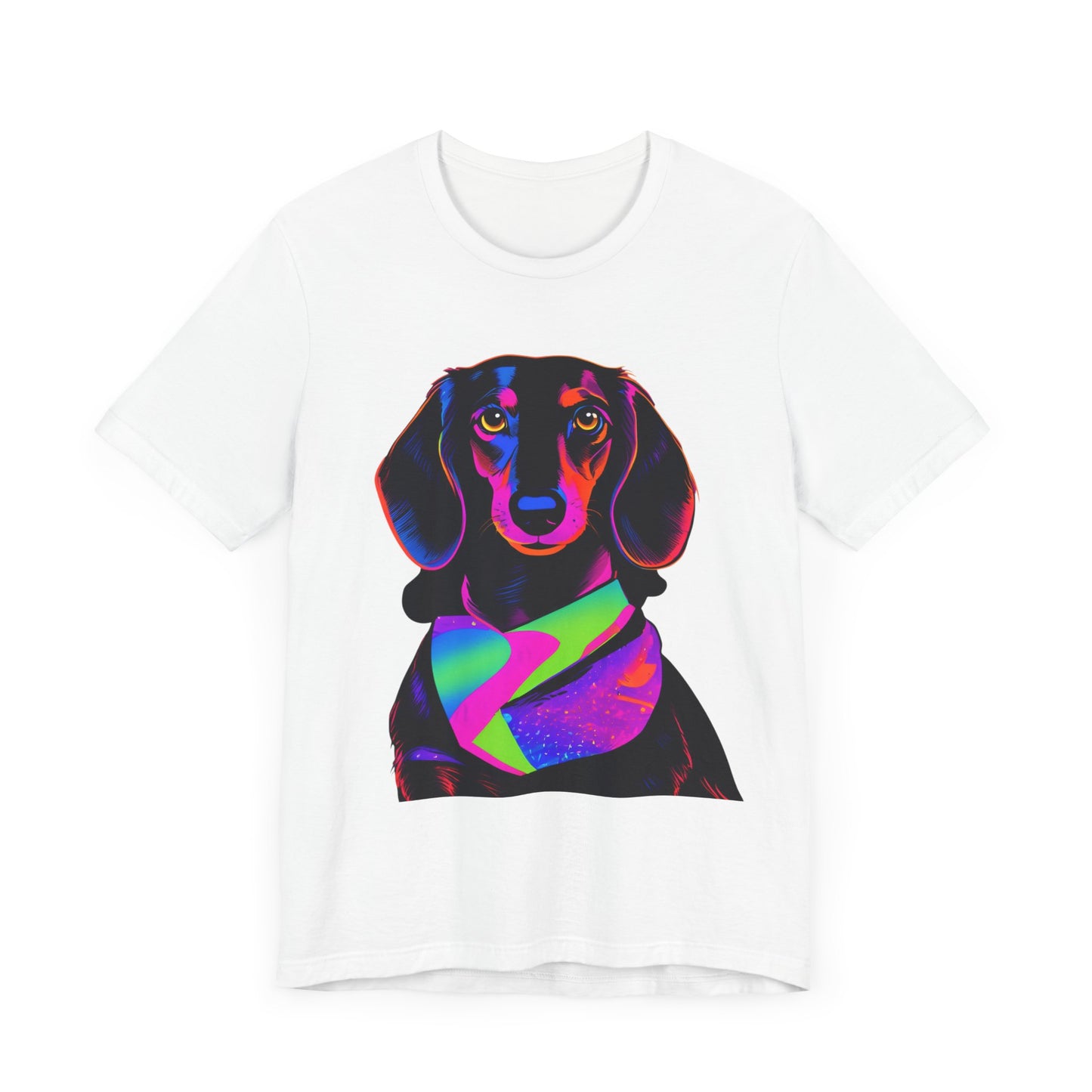 Dachshund Tee Shirt, Cute Dog Lover Top, Short Sleeve Unisex Weiner Dog Gift for Pet Owners