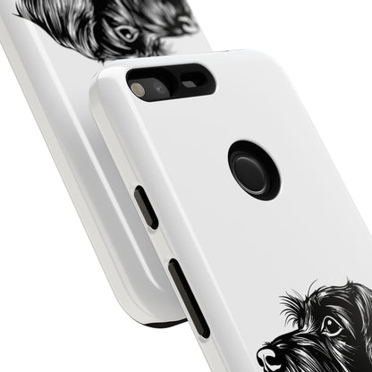 Simple Wire Haired Dachshund Mens Phone Case - Dog Apple Pixel Galaxy