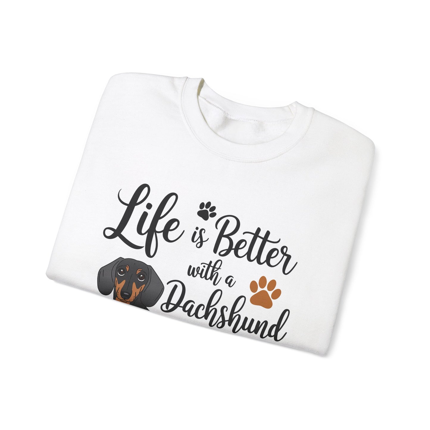 Dachshund Mom Sweatshirt, Dog Lover Gift, Funny Weiner Dog Jumper, Classic Sausage Dog Crewneck, Pet Owner Apparel Doxie