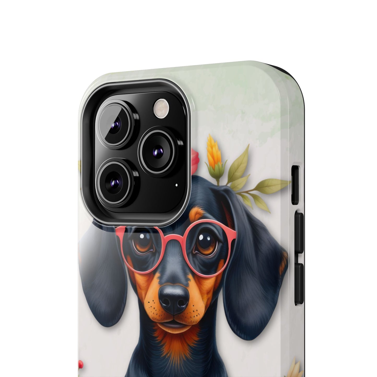 Cute Dachshund Phone Case, Dog Lover Gift, Tough Phone Cover, Pet Accessory,