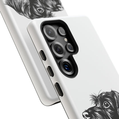 Simple Wire Haired Dachshund Mens Phone Case - Dog Apple Pixel Galaxy