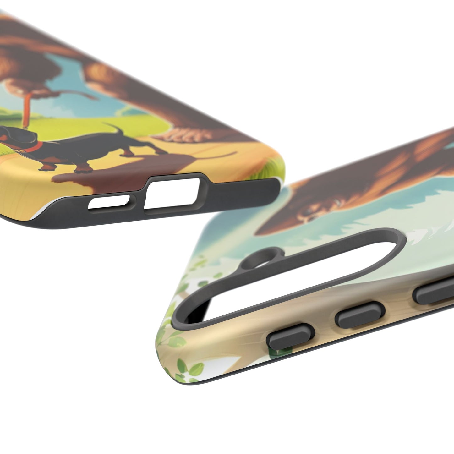 Big Foot Walking Dachshund Phone Case - Dog Apple Pixel Galaxy
