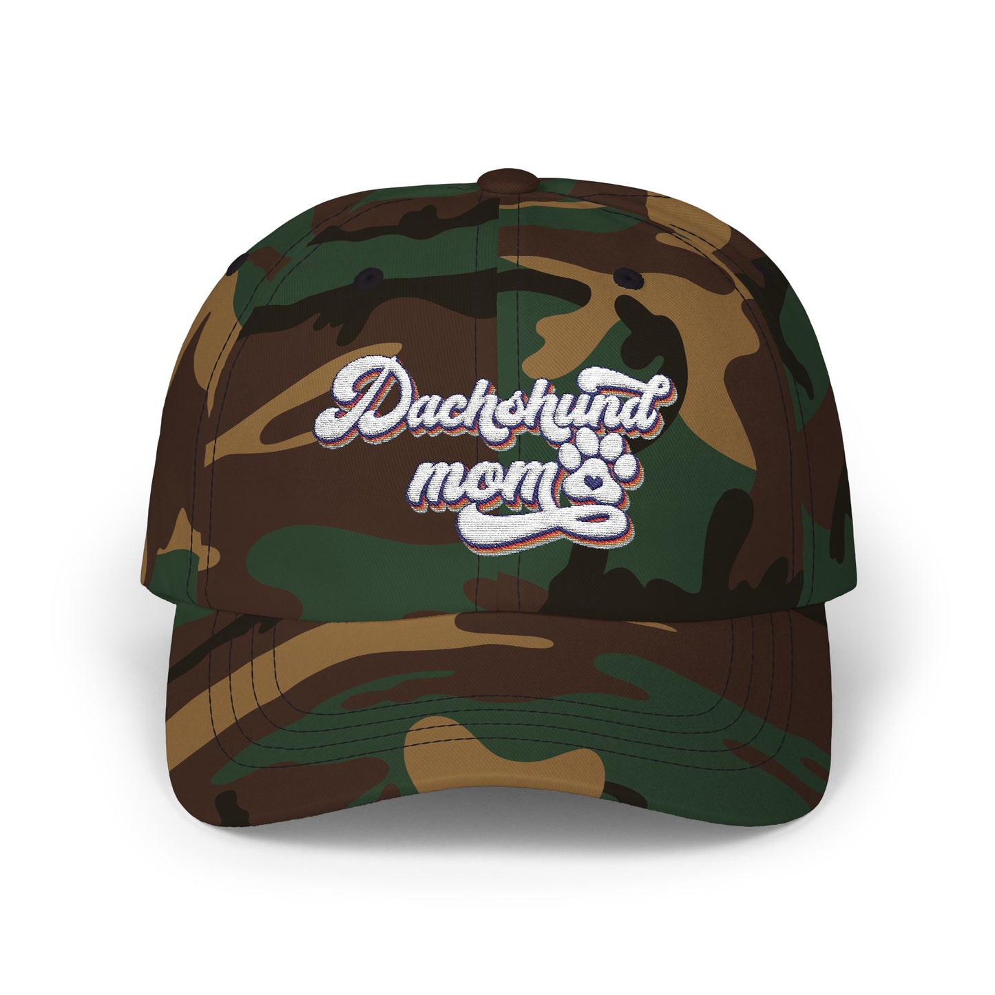 Embroidered Dachshund Mom Cap, Classic Dog Lover Hat, Pet Owner Gift, Stylish Outdoor Accessory, Casual Sun Protection