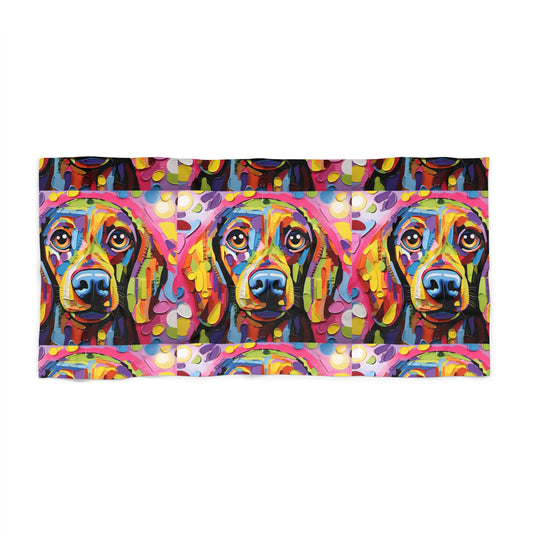 Sun's Out, Paws Out: Ready for a Towel Day Beach Towel Dachshund