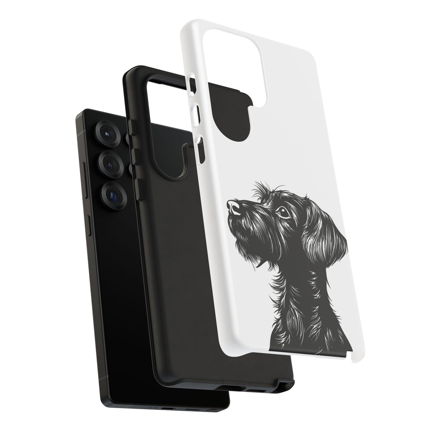 Simple Wire Haired Dachshund Mens Phone Case - Dog Apple Pixel Galaxy