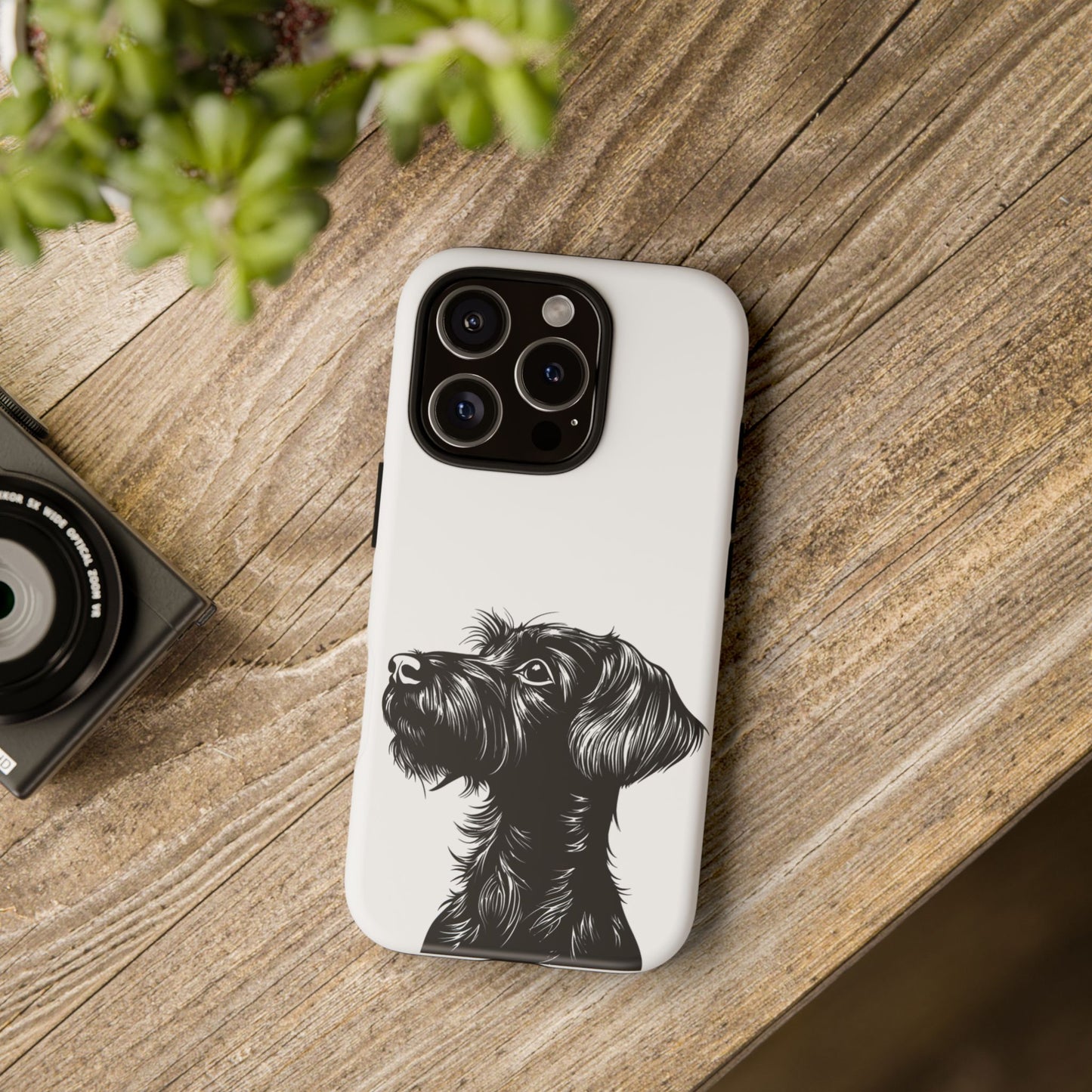 Simple Wire Haired Dachshund Mens Phone Case - Dog Apple Pixel Galaxy