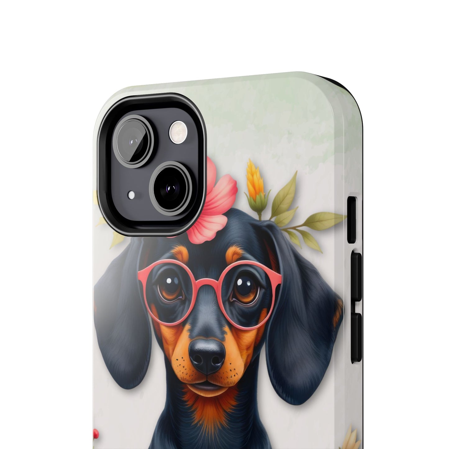 Cute Dachshund Phone Case, Dog Lover Gift, Tough Phone Cover, Pet Accessory,