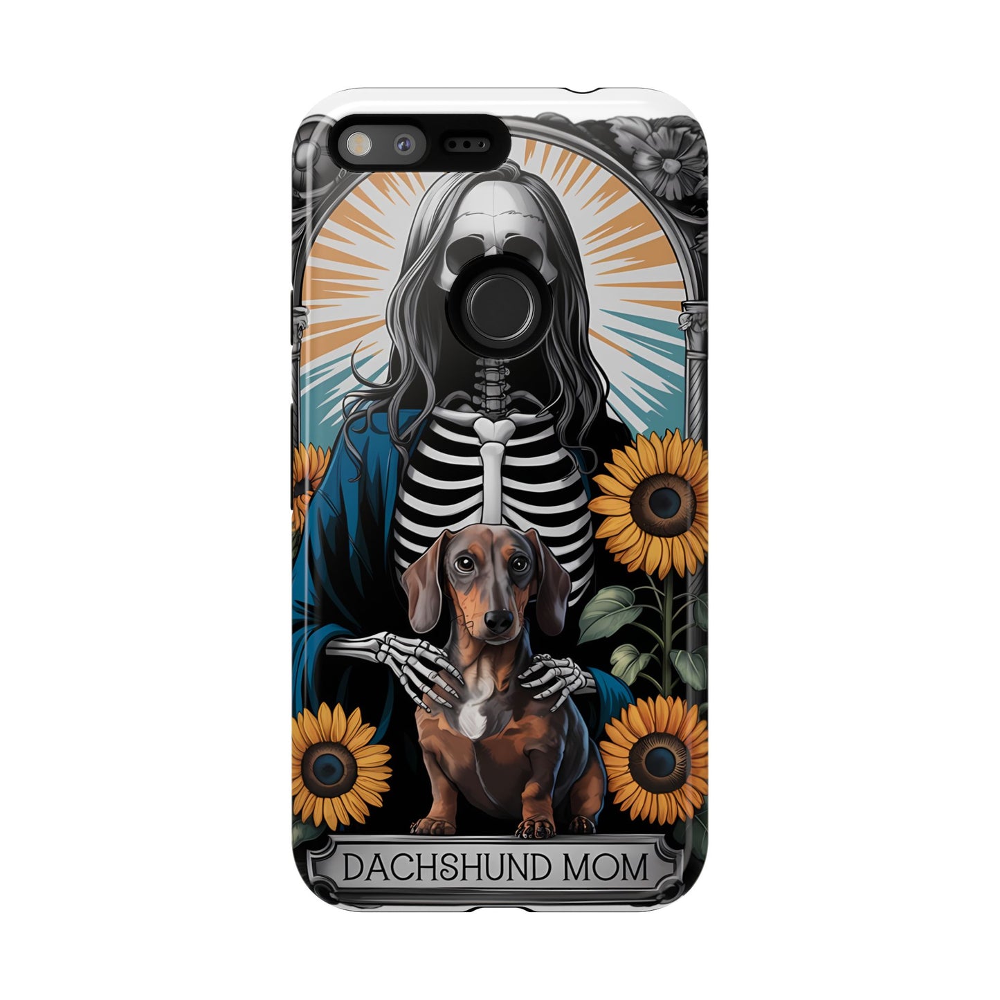 Tarot Card Dachshund Mom Phone Case - Dog Apple Pixel Galaxy