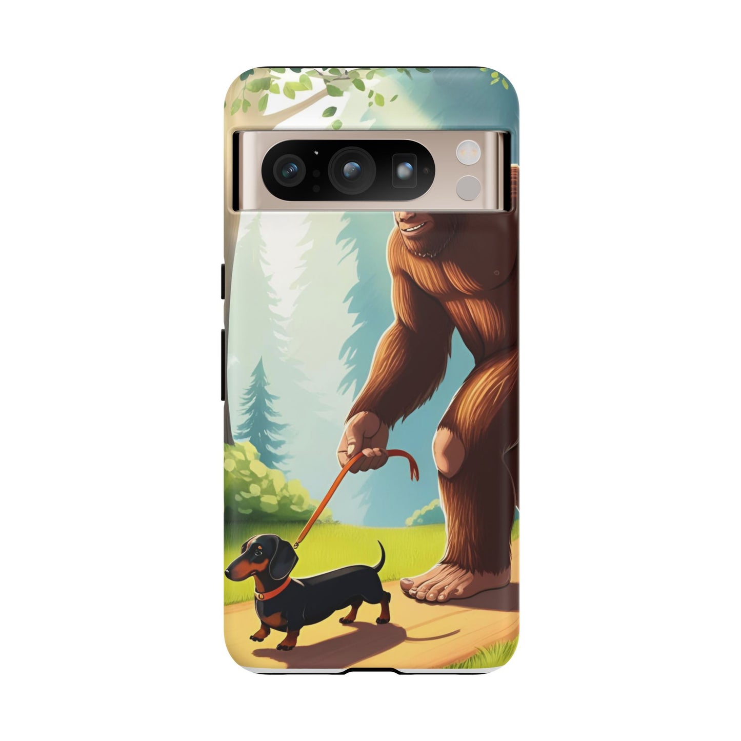 Big Foot Walking Dachshund Phone Case - Dog Apple Pixel Galaxy