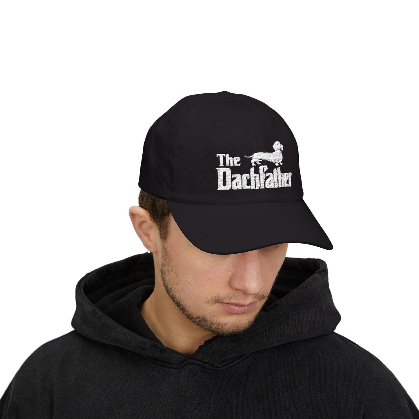 Dachshund Father Cap, Classic Dog Lover Hat, Pet Owner Gift, Stylish Outdoor Dachfather Doxie