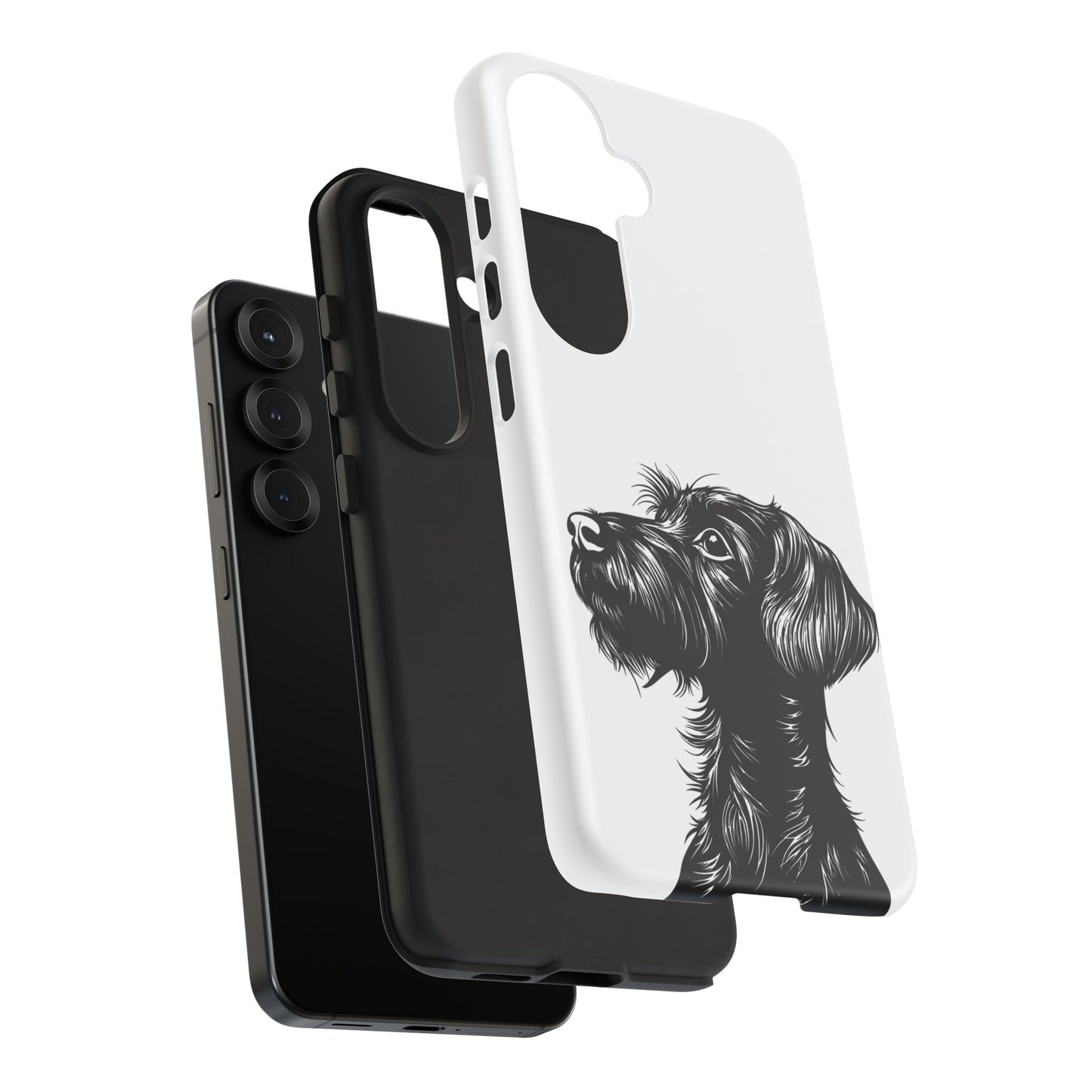 Simple Wire Haired Dachshund Mens Phone Case - Dog Apple Pixel Galaxy