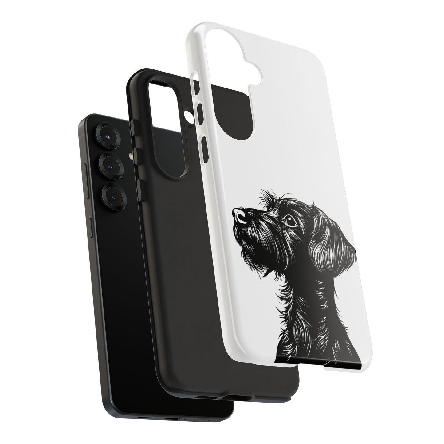 Simple Wire Haired Dachshund Mens Phone Case - Dog Apple Pixel Galaxy