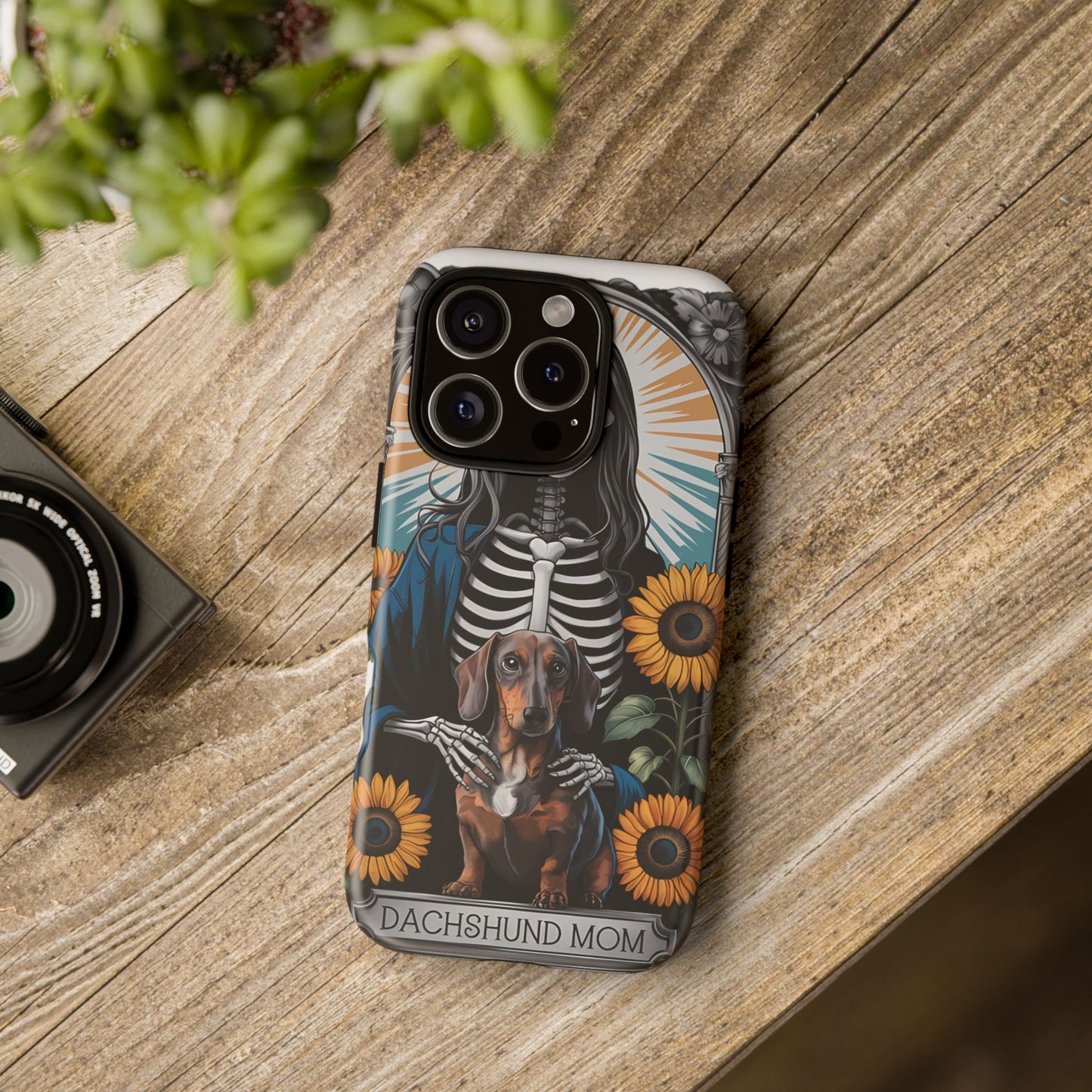 Tarot Card Dachshund Mom Phone Case - Dog Apple Pixel Galaxy