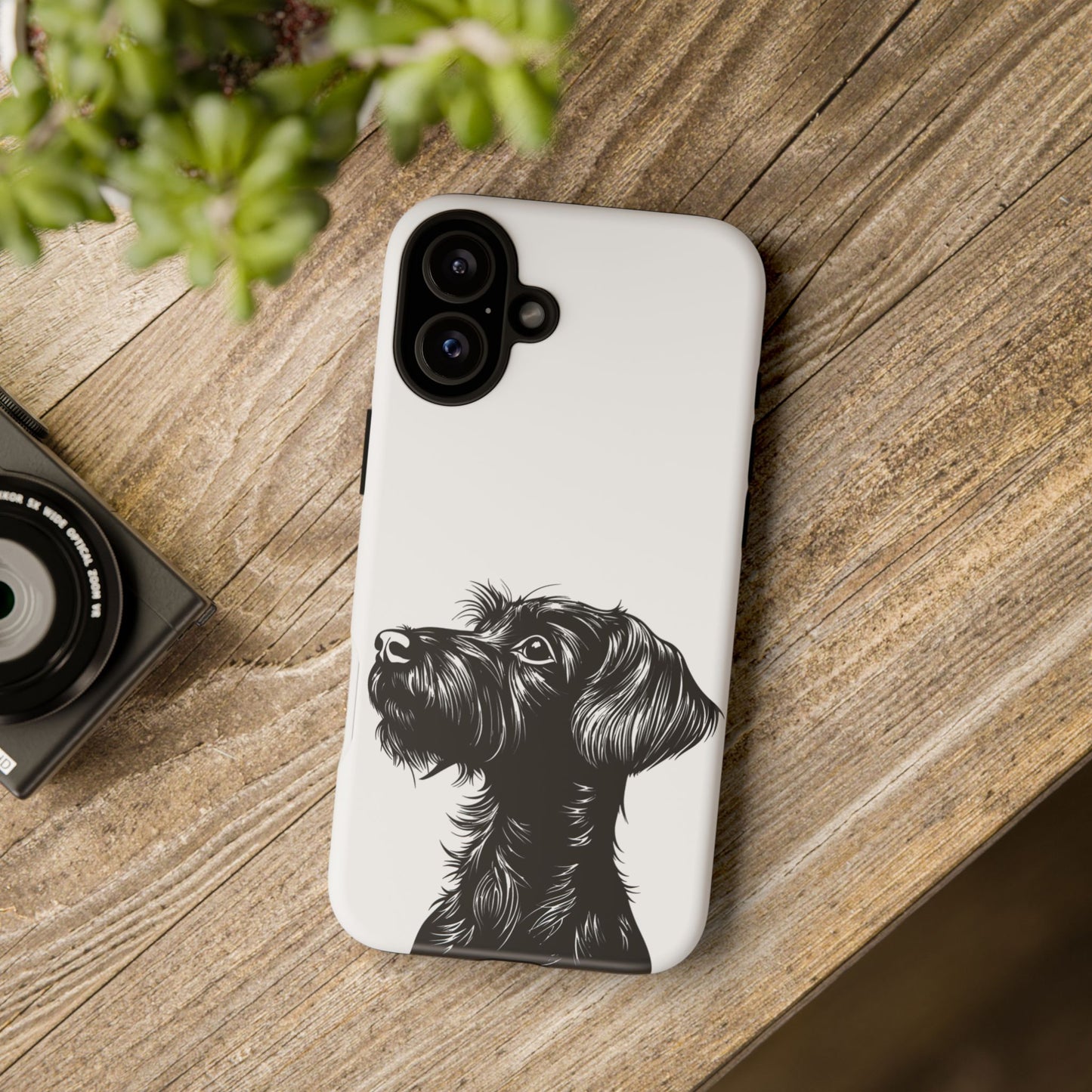 Simple Wire Haired Dachshund Mens Phone Case - Dog Apple Pixel Galaxy