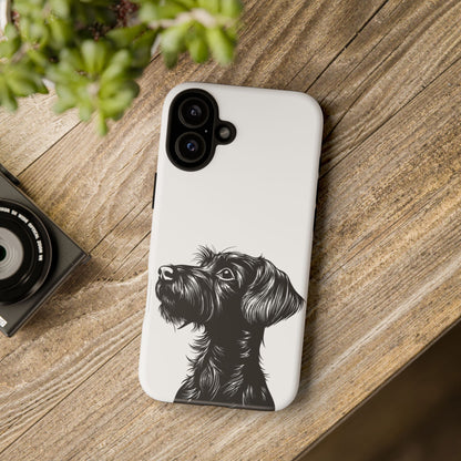 Simple Wire Haired Dachshund Mens Phone Case - Dog Apple Pixel Galaxy