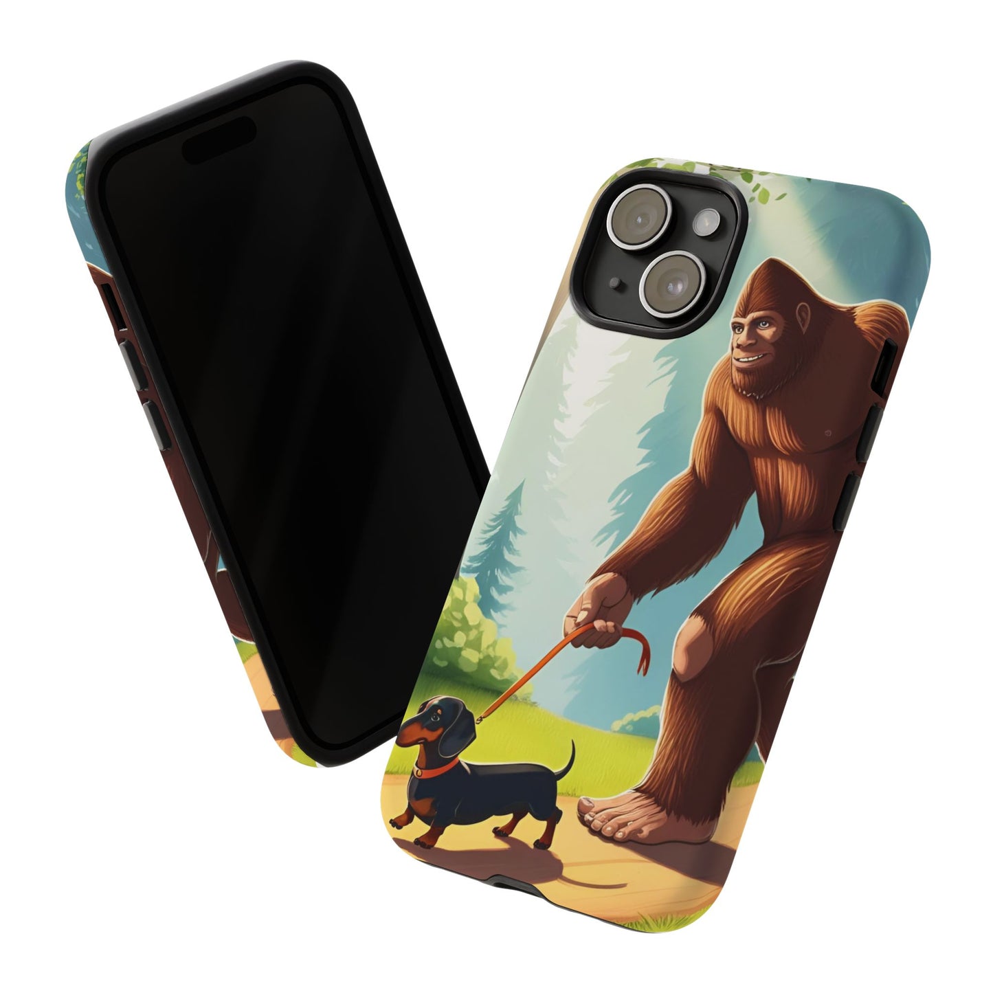 Big Foot Walking Dachshund Phone Case - Dog Apple Pixel Galaxy