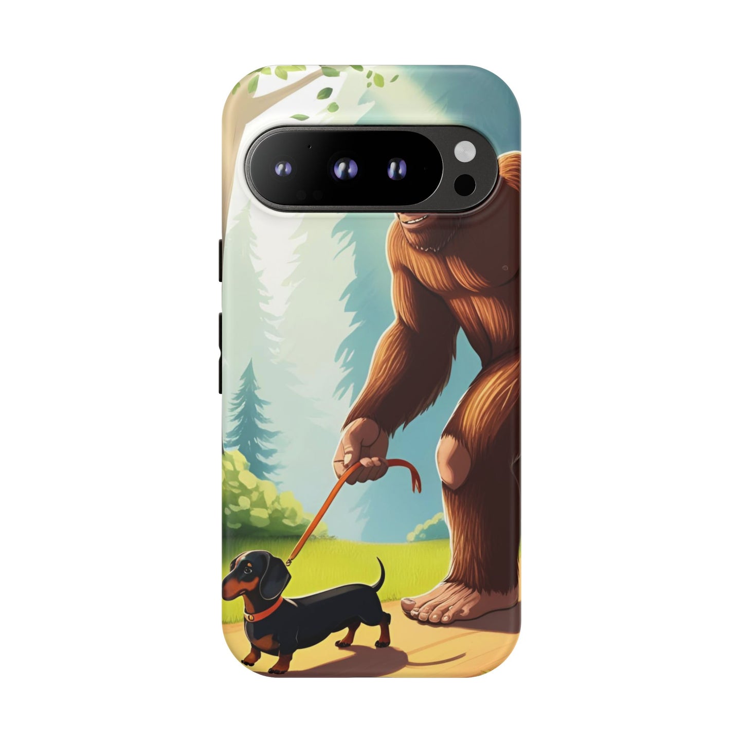 Big Foot Walking Dachshund Phone Case - Dog Apple Pixel Galaxy