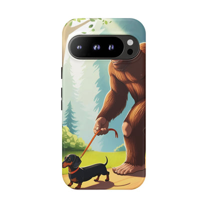 Big Foot Walking Dachshund Phone Case - Dog Apple Pixel Galaxy