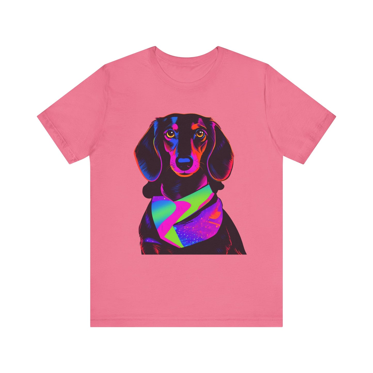 Dachshund Tee Shirt, Cute Dog Lover Top, Short Sleeve Unisex Weiner Dog Gift for Pet Owners