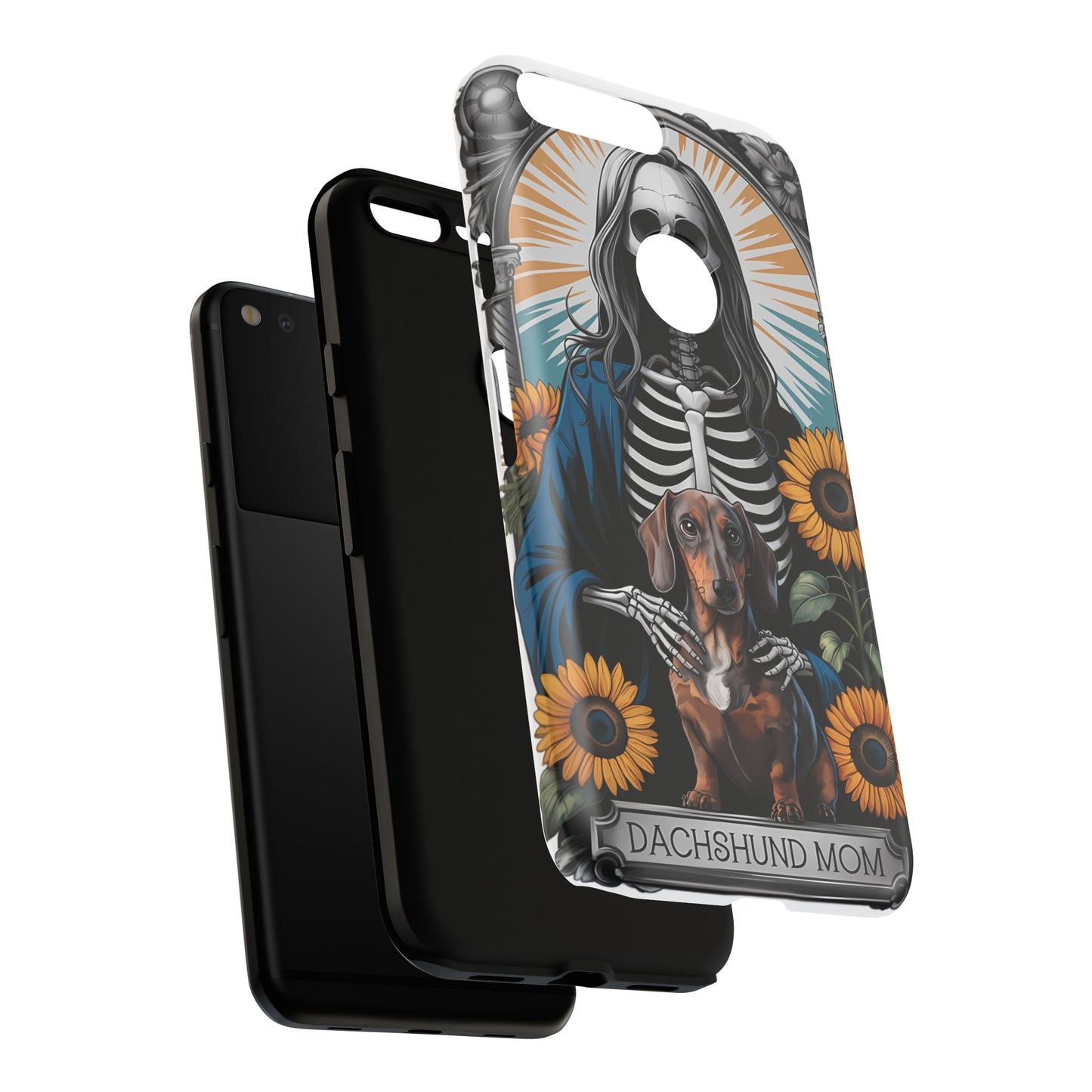 Tarot Card Dachshund Mom Phone Case - Dog Apple Pixel Galaxy
