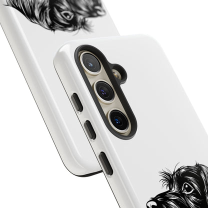 Simple Wire Haired Dachshund Mens Phone Case - Dog Apple Pixel Galaxy