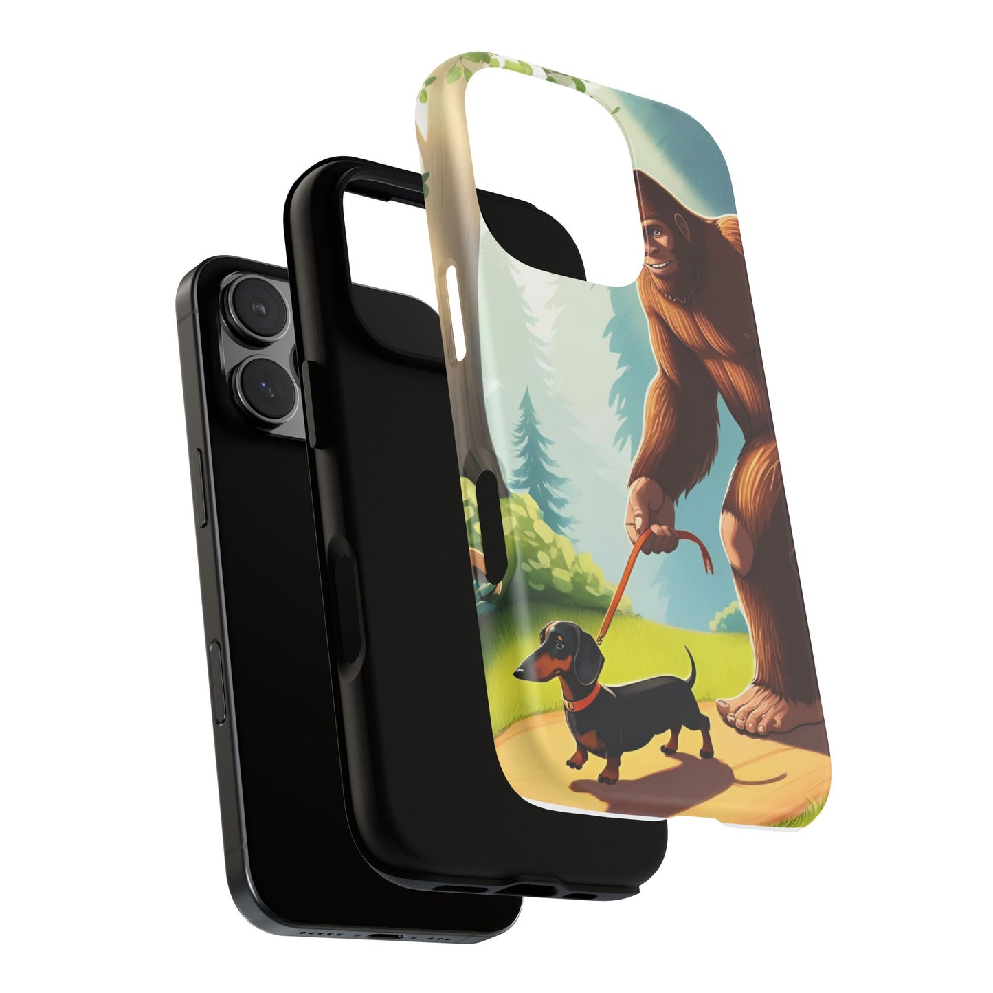 Big Foot Walking Dachshund Phone Case - Dog Apple Pixel Galaxy