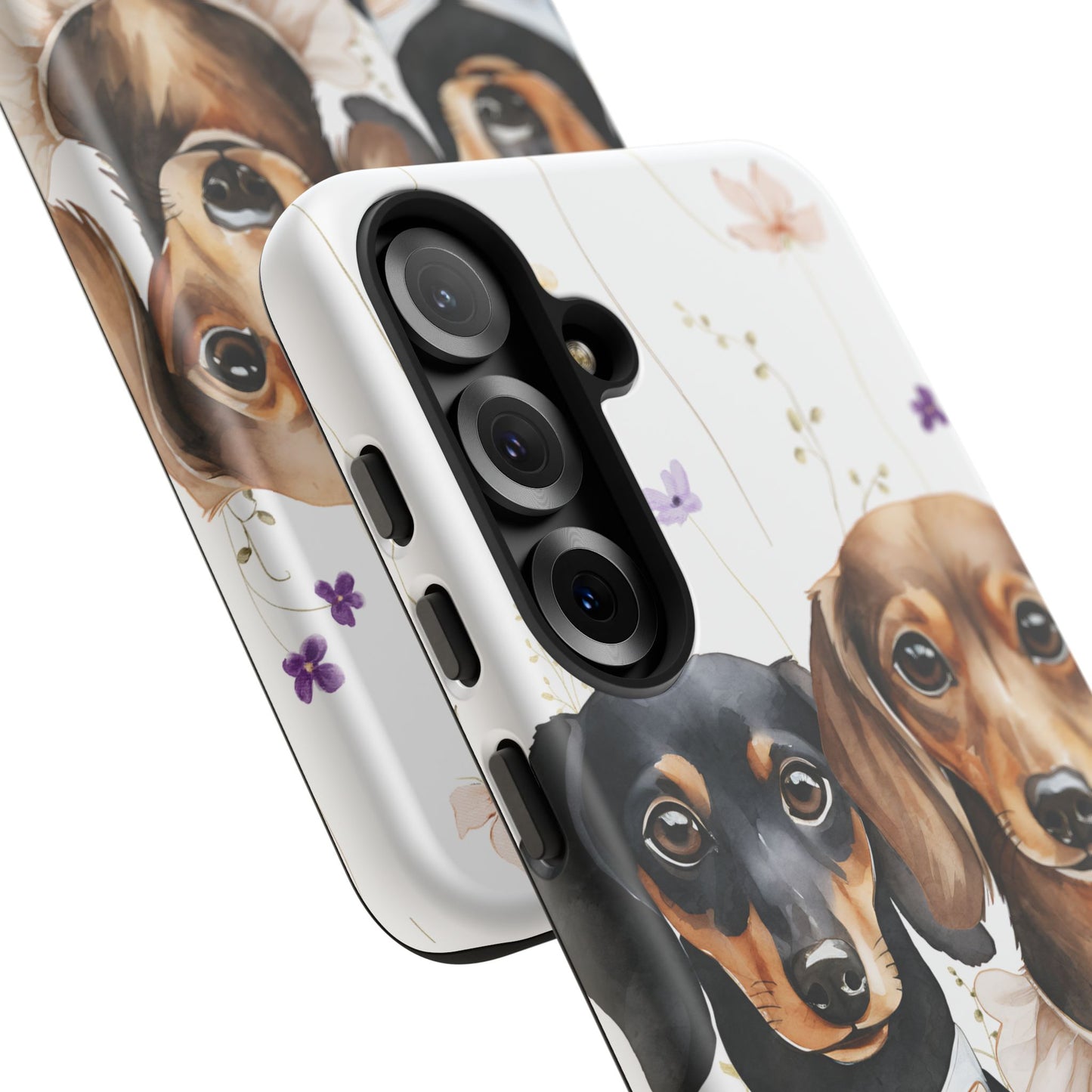 Wedding Dachshund Dog Phone Case - Bridal Gift Flower Girl Apple Pixel Galaxy