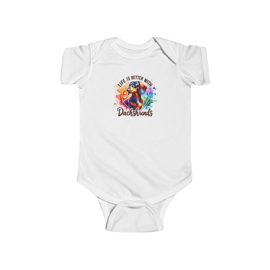 Infant Fine Jersey Bodysuit Paint Splash