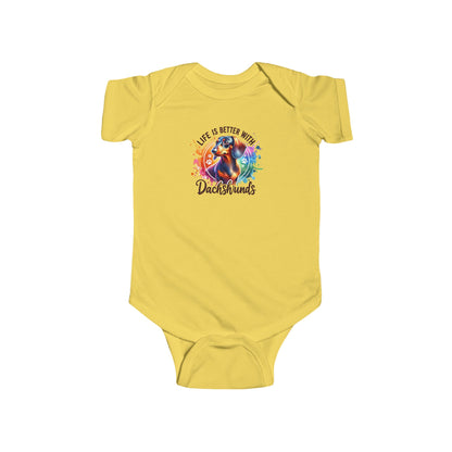 Infant Fine Jersey Bodysuit Paint Splash