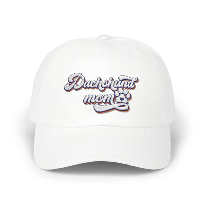 Embroidered Dachshund Mom Cap, Classic Dog Lover Hat, Pet Owner Gift, Stylish Outdoor Accessory, Casual Sun Protection
