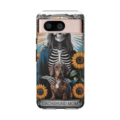 Tarot Card Dachshund Mom Phone Case - Dog Apple Pixel Galaxy