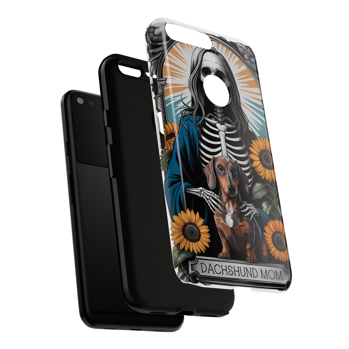 Tarot Card Dachshund Mom Phone Case - Dog Apple Pixel Galaxy