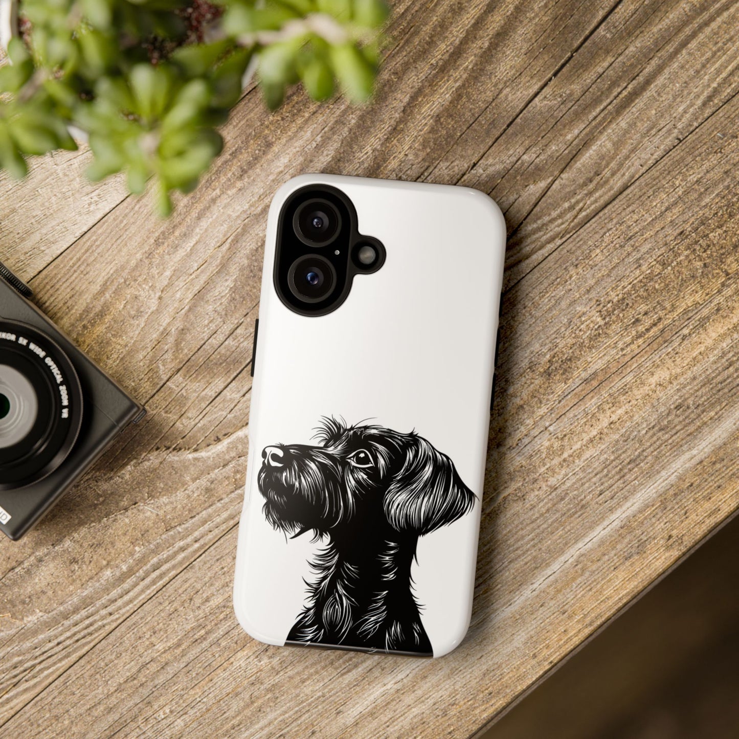 Simple Wire Haired Dachshund Mens Phone Case - Dog Apple Pixel Galaxy