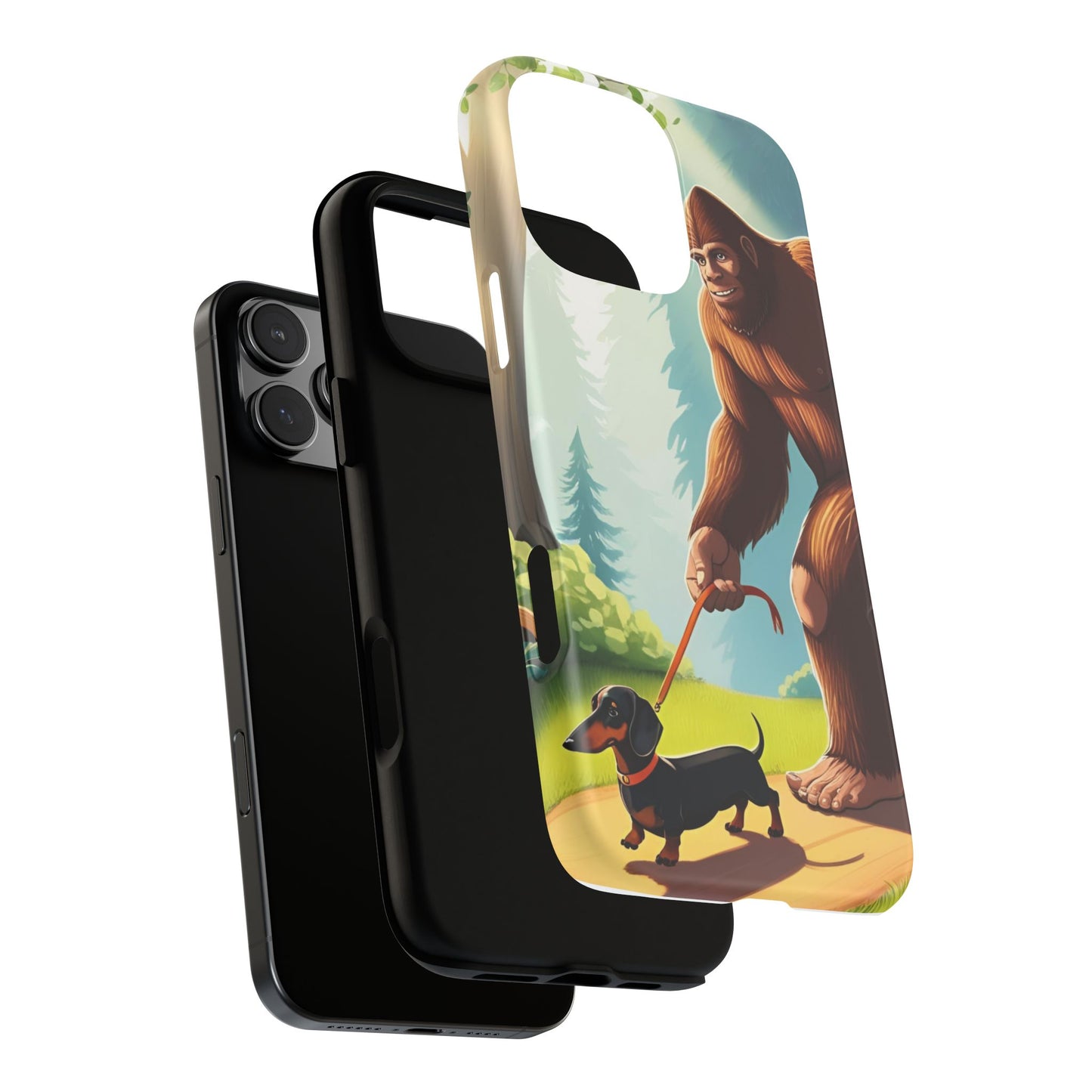 Big Foot Walking Dachshund Phone Case - Dog Apple Pixel Galaxy