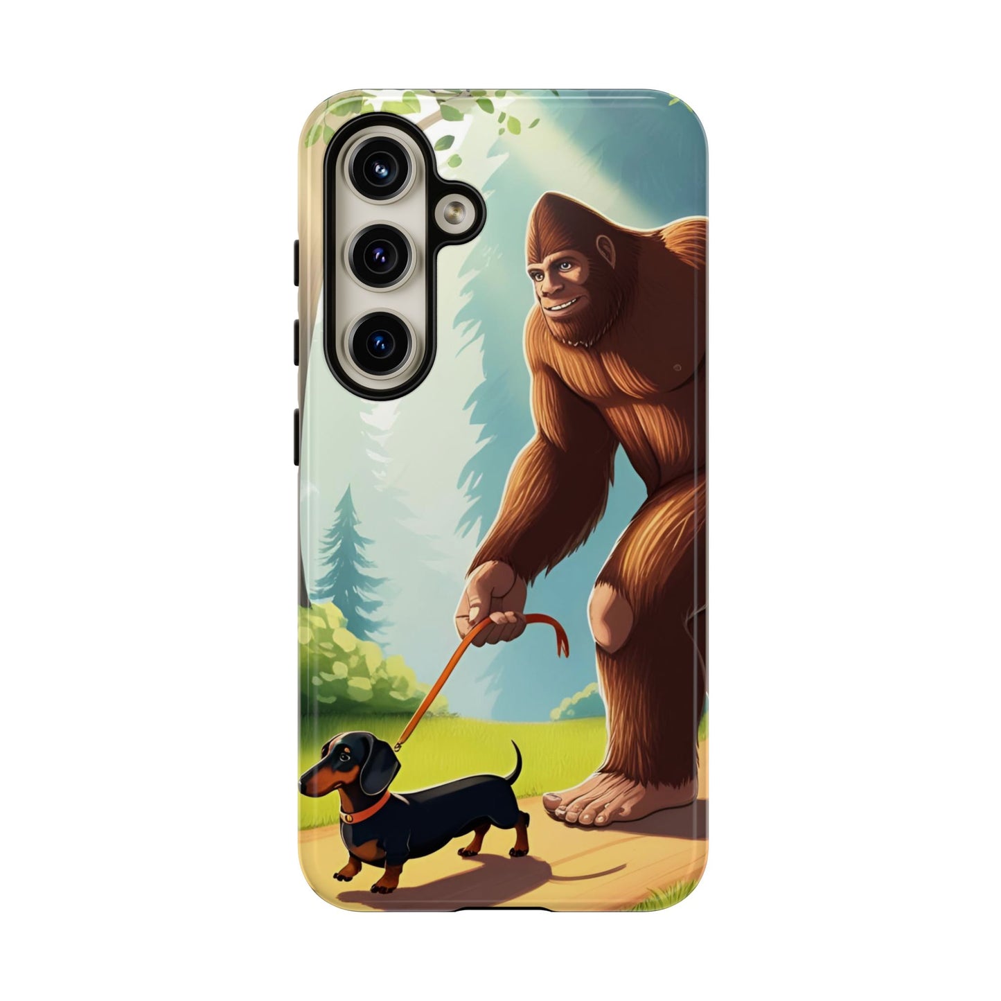 Big Foot Walking Dachshund Phone Case - Dog Apple Pixel Galaxy