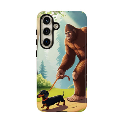 Big Foot Walking Dachshund Phone Case - Dog Apple Pixel Galaxy