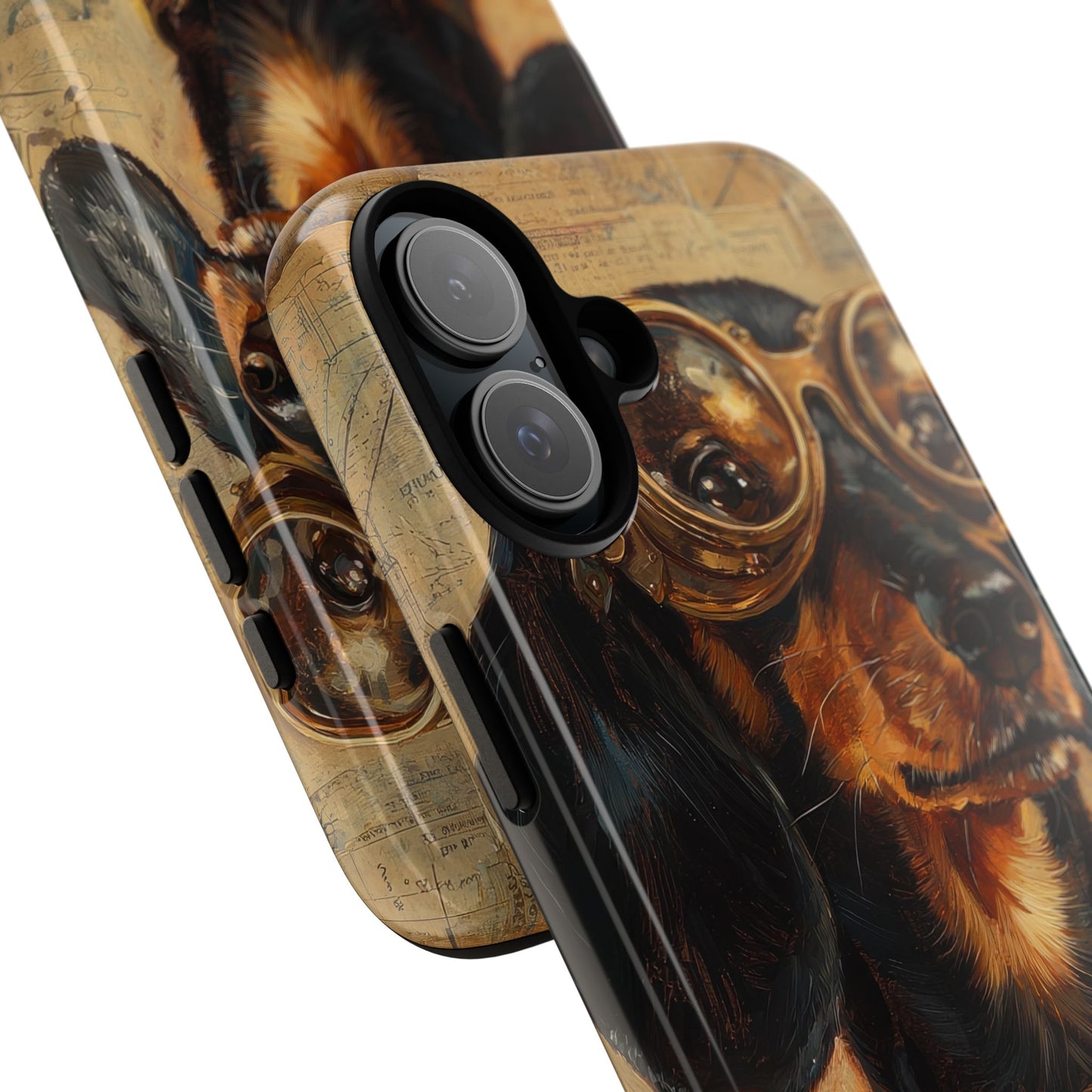 Steam Punk Dachshund Mens Phone Case - Dog Apple Pixel Galaxy