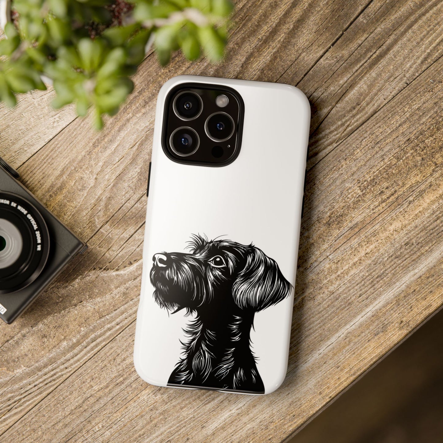 Simple Wire Haired Dachshund Mens Phone Case - Dog Apple Pixel Galaxy
