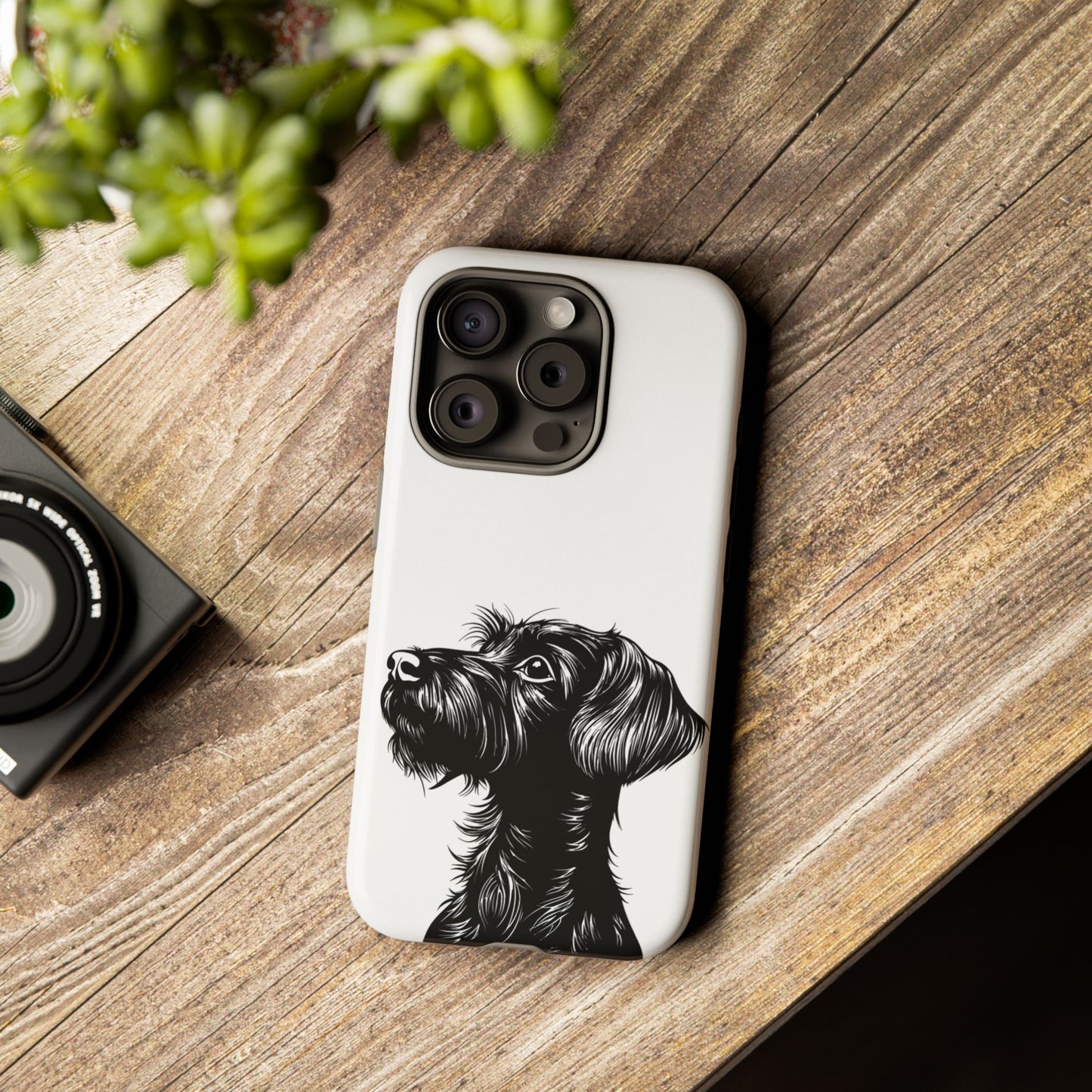 Simple Wire Haired Dachshund Mens Phone Case - Dog Apple Pixel Galaxy