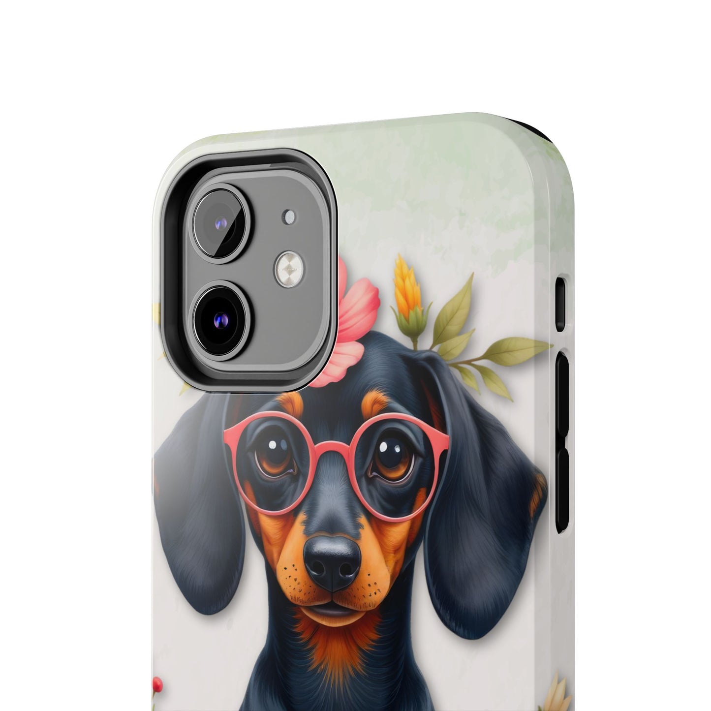 Cute Dachshund Phone Case, Dog Lover Gift, Tough Phone Cover, Pet Accessory,