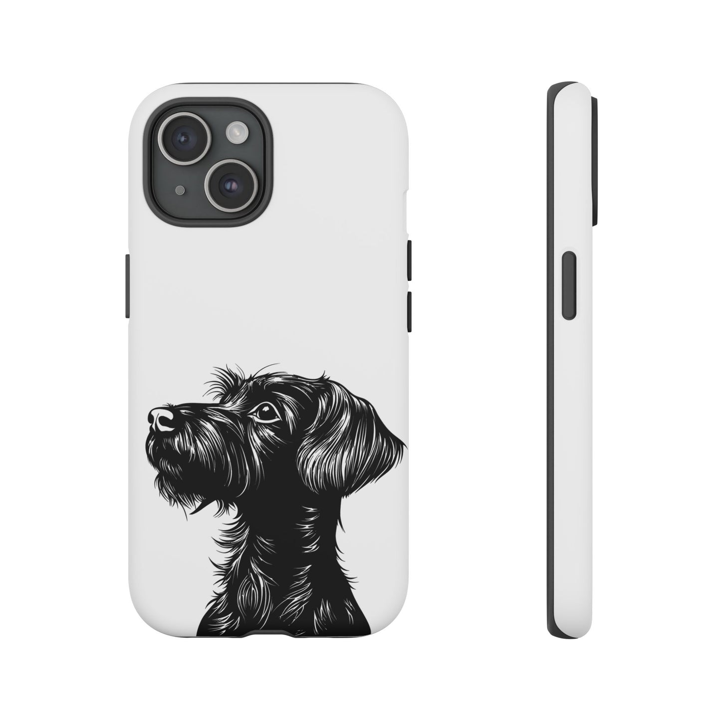 Simple Wire Haired Dachshund Mens Phone Case - Dog Apple Pixel Galaxy