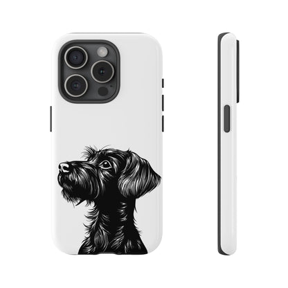 Simple Wire Haired Dachshund Mens Phone Case - Dog Apple Pixel Galaxy