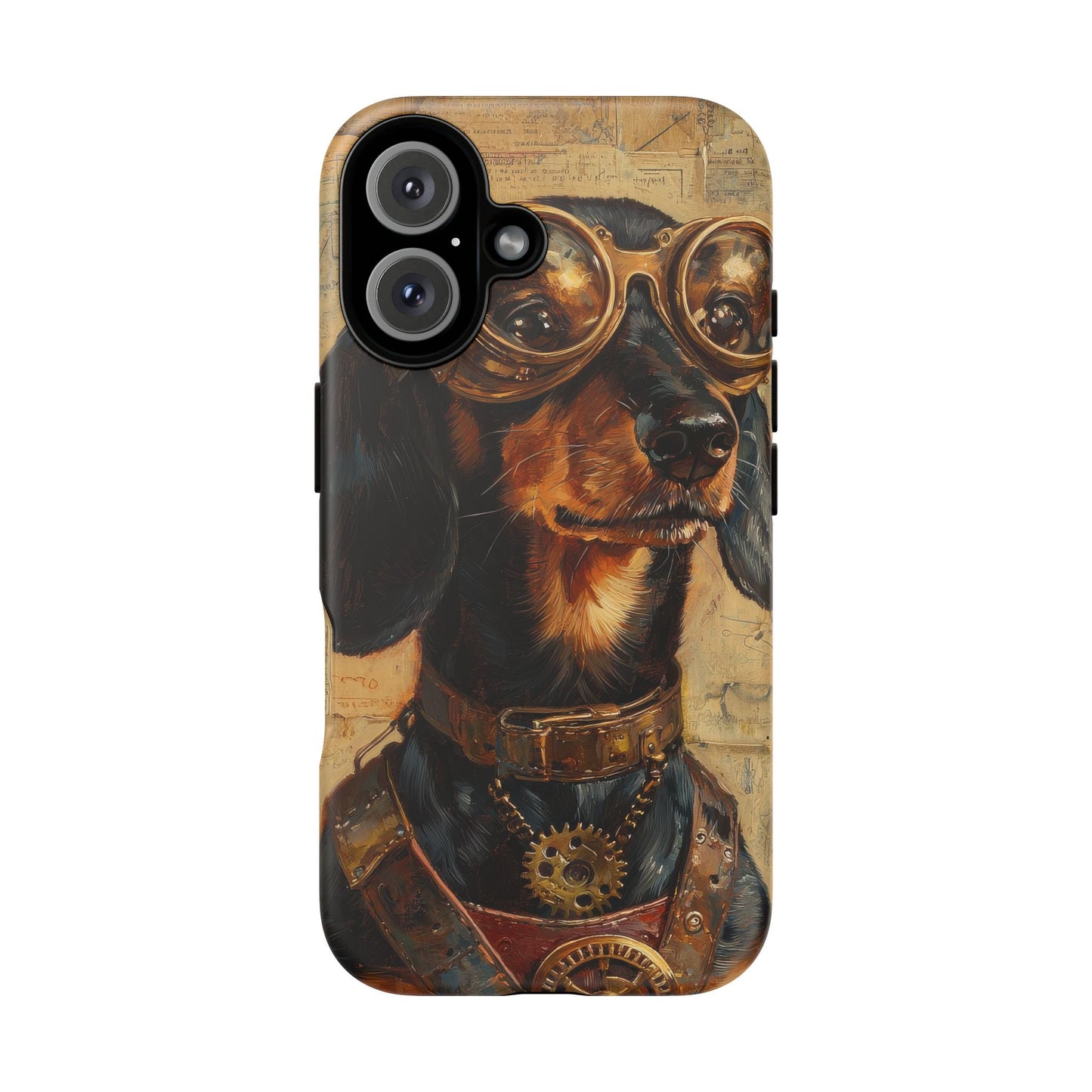 Steam Punk Dachshund Mens Phone Case - Dog Apple Pixel Galaxy