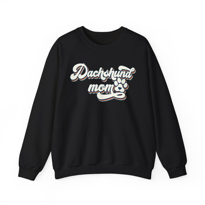 Dachshund Mom Sweatshirt, Dog Lover Gift, Funny Weiner Dog Jumper, Classic Sausage Dog Crewneck, Pet Owner Apparel
